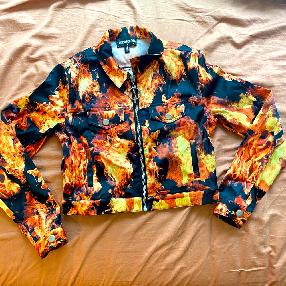 Flame Crop Jacket